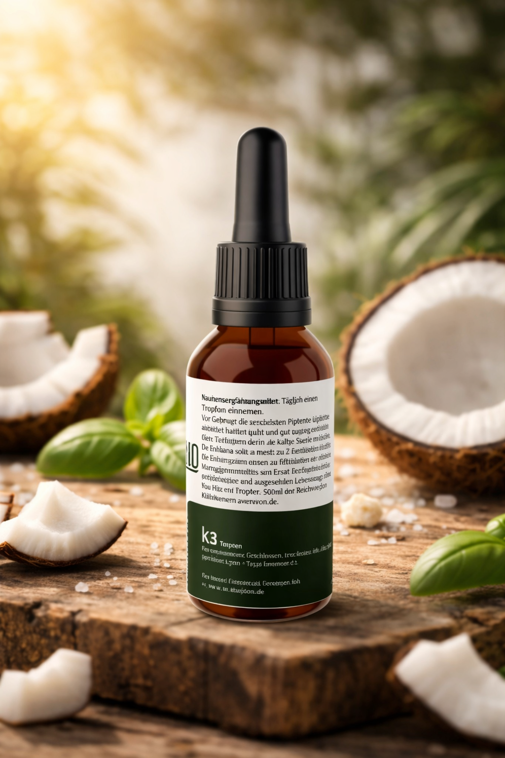 Vitamin D3 + K2 - 1.700 Tropfen (1.000 I.E.) - 50ml