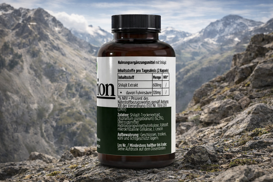 Shilajit (20% Fulvinsäure) - 90 vegane Kapseln
